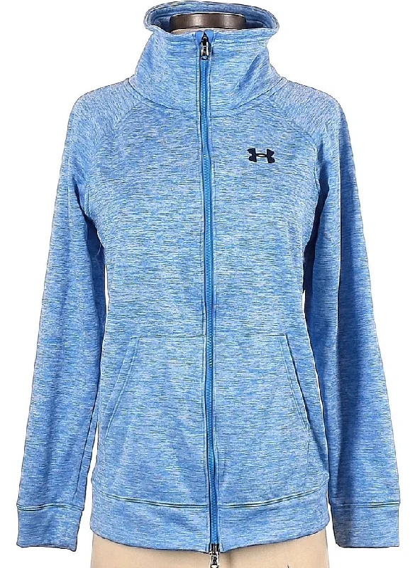 Under Armour Women's Full-Zip Heather Blue Thermal Jacket Size XS