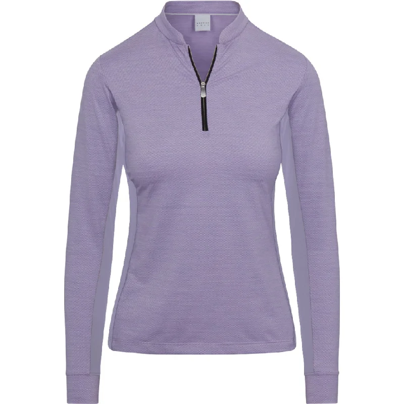 New Women's Dunning Golf Carnew Ventilated Performance Quarter Zip Pullover MSP$108