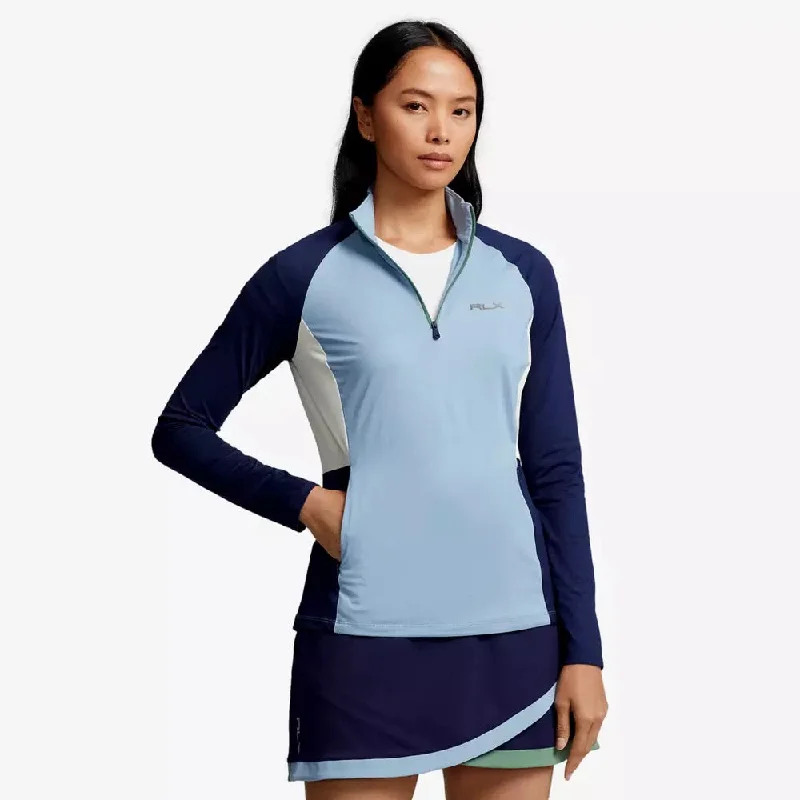 New Women's Ralph Lauren RLX Color-blocked Jersey Pullover Size L MSP$148