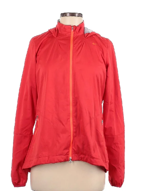 Women's Nike Golf Red Hooded Jacket Size M. MSP$100