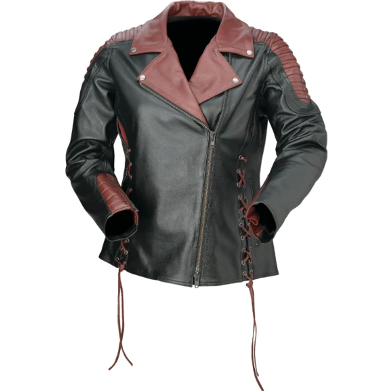 Women's packable jacketsZ1R Combiner Leather Women's Cruiser Jackets Women's packable jackets