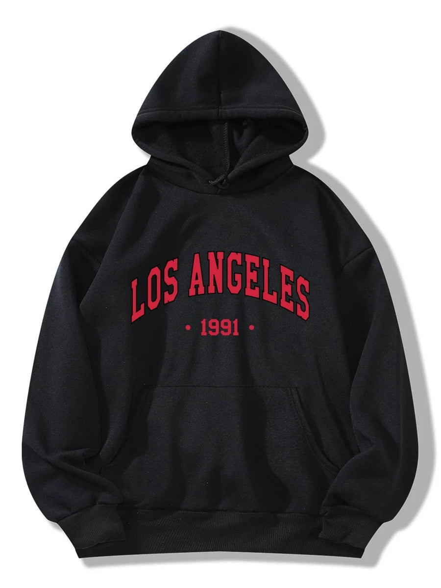 LOS ANGELES Sweatshirt Warm Hoodie Sweatshirt