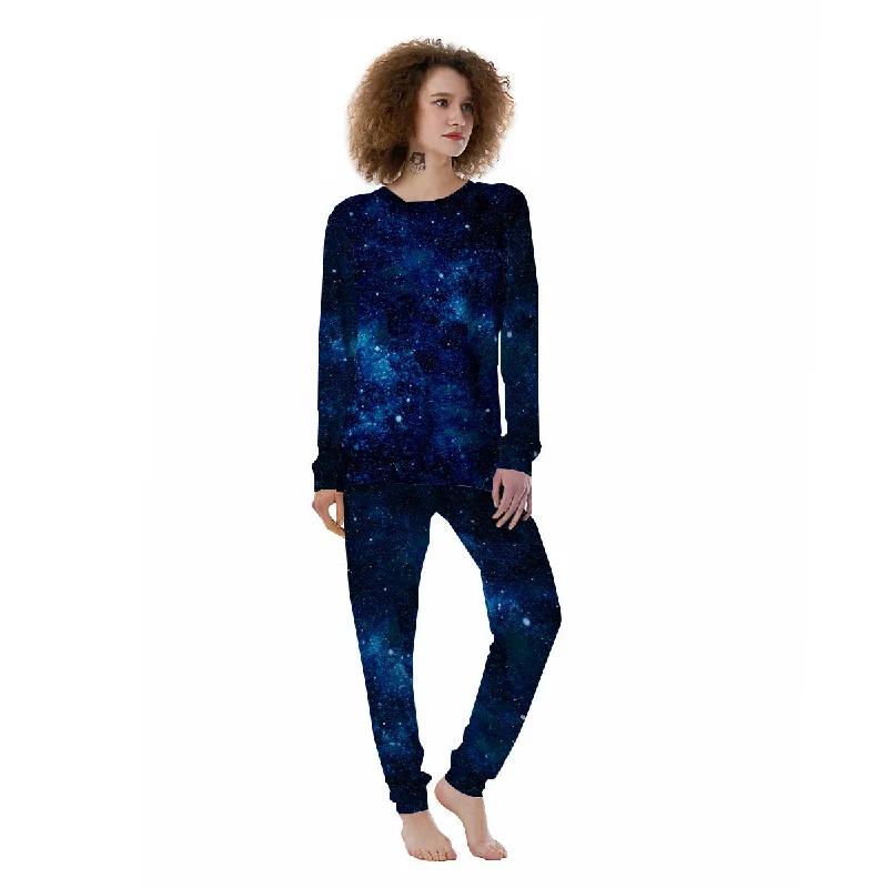 Target pajama setsGalaxy Space Dark Blue Print Women's Pajamas Target pajama sets