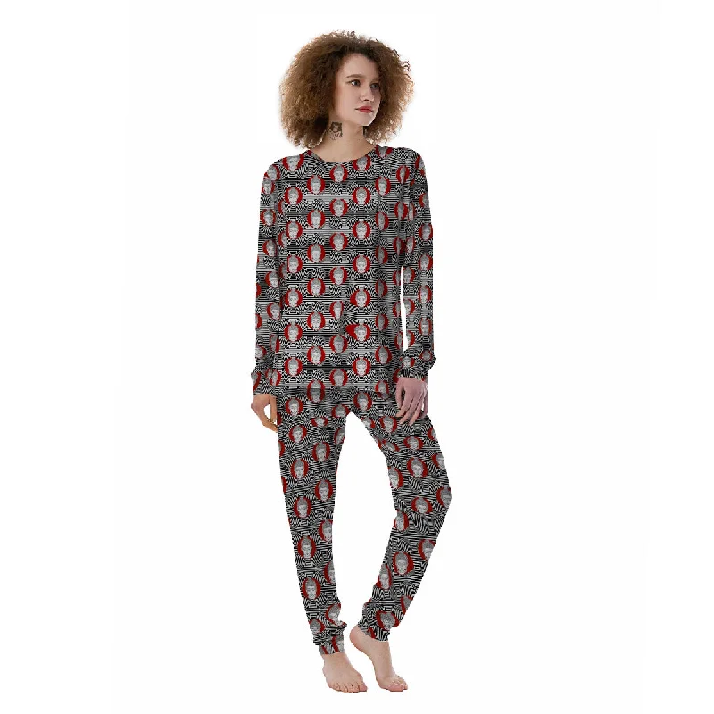 H&M pajama setsGautama Buddha Print Pattern Women's Pajamas H&M pajama sets