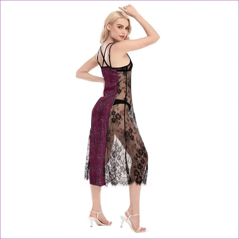 Maternity pajama setsIntricately Sexy Womens Lace Cami Dress Maternity pajama sets