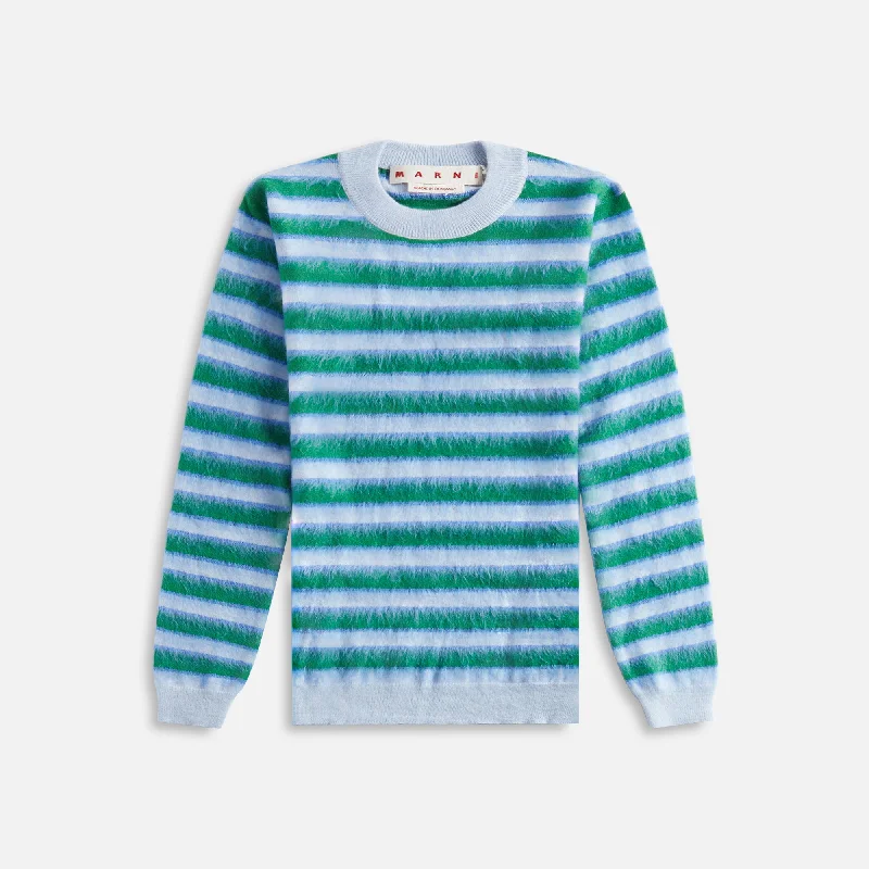 Holiday sweatersMarni Roundneck Sweater - Light Blue Holiday sweaters