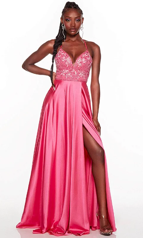 Best party dresses for dancingAlyce Paris 61461 - Sleeveless Wrap A-Line Prom Gown Best party dresses for cocktail parties