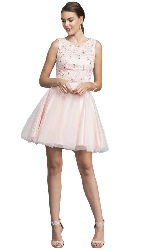 Best party dresses for plus sizeTrevi Collection - Pink Blush Lace Cocktail Dress Best party dresses for tall women