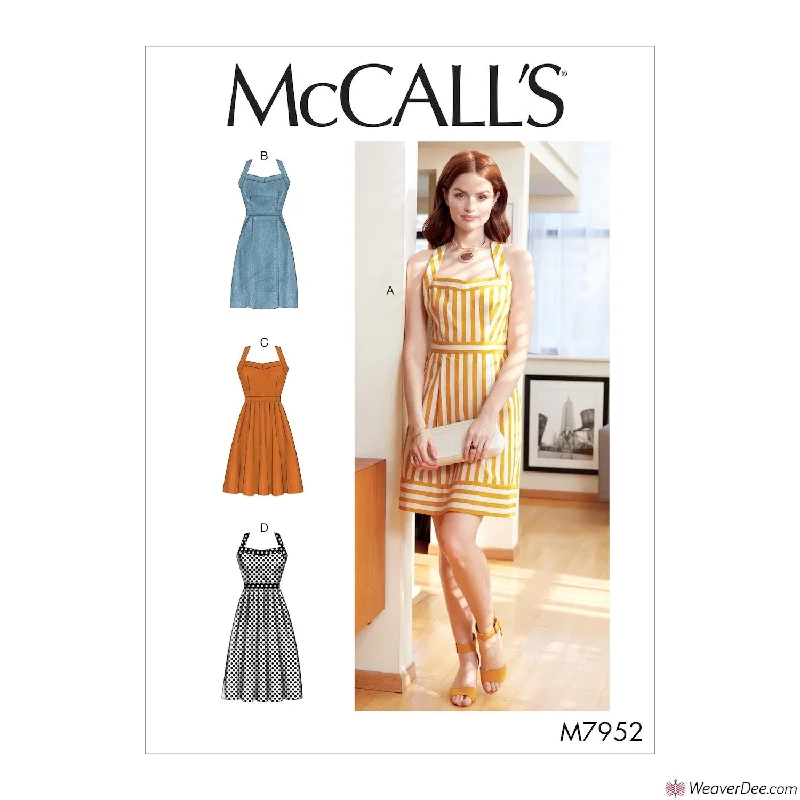 Must-have floral dresses for this seasonMcCall's Pattern M7952 Misses' Dresses Must-have floral dresses for this season