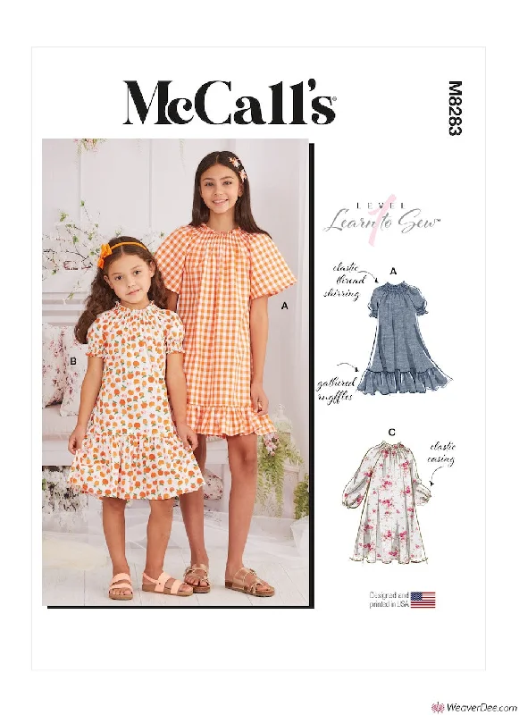 Cottagecore floral dressesMcCall's Pattern M8283 Children's & Girls' Dresses Cottagecore floral dresses