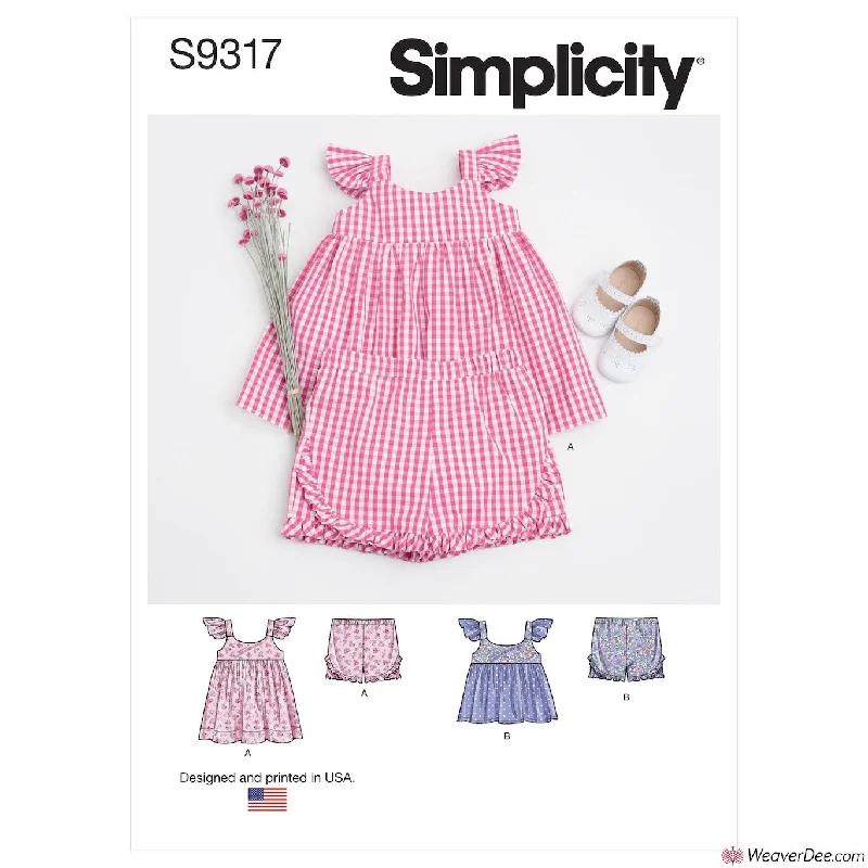 Best floral dresses for outdoor weddingsSimplicity Pattern S9317 Babies' Dress, Top & Shorts Best floral dresses for outdoor weddings