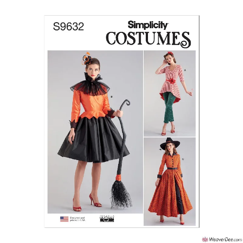 Office floral dressesSimplicity Pattern S9632 Misses' Costumes - Retro Halloween Office floral dresses