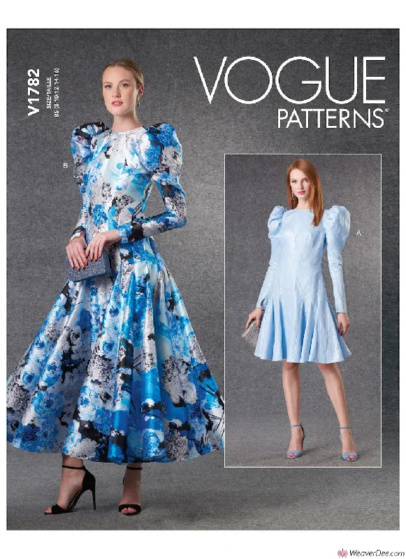 Best floral dresses for elegant looksVogue Pattern V1782 Misses' Dresses Best floral dresses for elegant looks