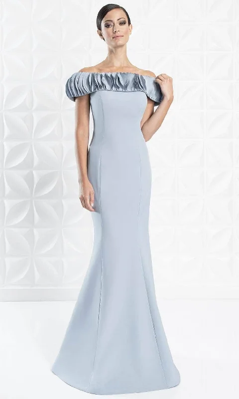 Trendy new unclassified dressesAlexander by Daymor 1280 - Ruffle Off-Shoulder Formal Dress Trendy new unclassified dresses