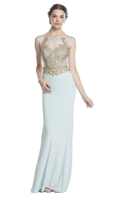 Luxury unclassified dressesAspeed Design - Bateau Sheath Prom Dress Luxury unclassified dresses