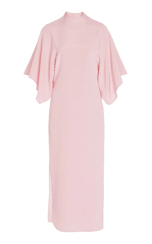 Trendy unclassified dressesBlush Pink Mock Neck Sheath Dress Trendy unclassified dresses