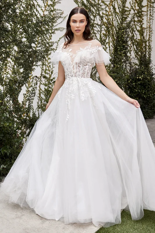 Tiered unclassified dresses**Cinderella Divine A1070W: Embrace Grace and Enchantment** Tiered unclassified dresses