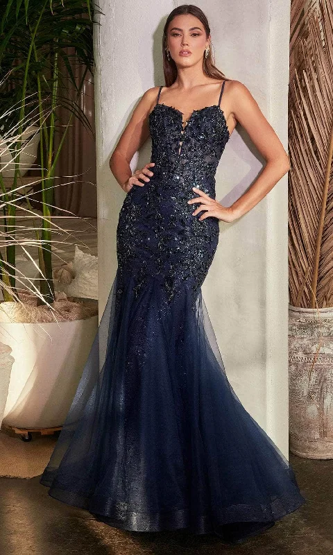 Club unclassified dressesCinderella Divine CDS488 - Glitter Embellished Mermaid Evening Dress Club unclassified dresses