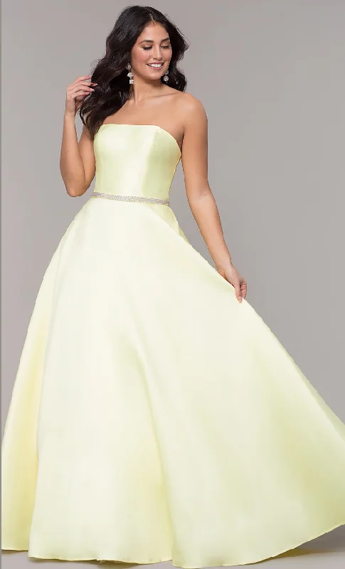 Everyday wear unclassified dressesClarisse 3739 Lemon Strapless Mikado A-Line Dress - Size 8 Everyday wear unclassified dresses