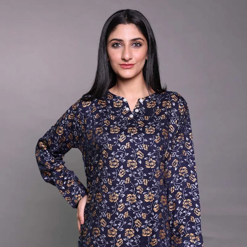 Embroidered unclassified dressesGhazi fabric Unstitched Linen 2 piece suit for women Navyblue(GTF1256) Embroidered unclassified dresses