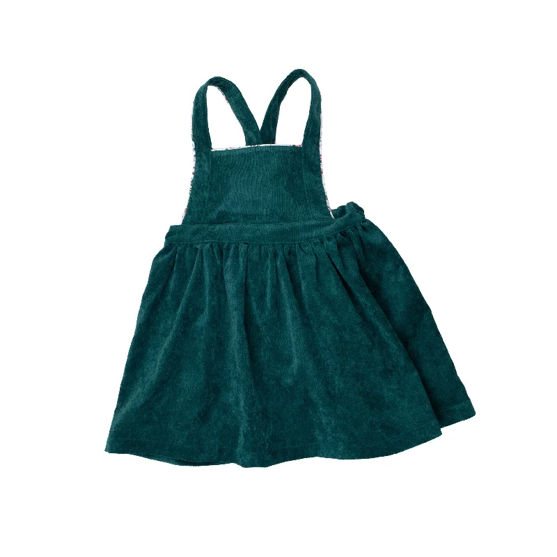 High-end unclassified dressesGreen Corduroy Pinafore Dress, Toddler Girls High-end unclassified dresses