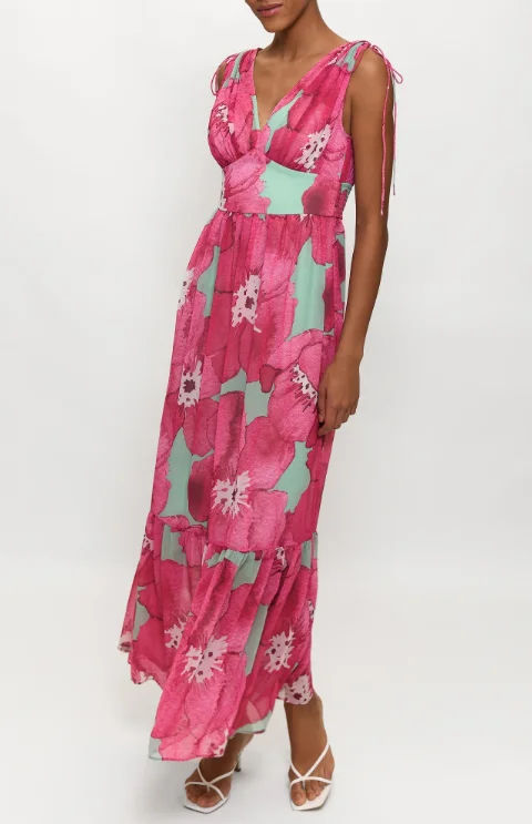 Summer unclassified dressesHutch Yael Dress - Fuchsia Layered Poppies Summer unclassified dresses