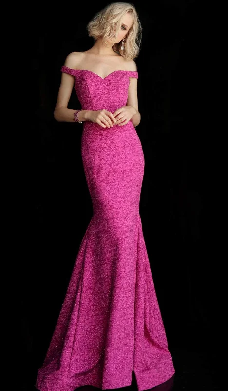 A-line unclassified dressesJovani  60122 - Off Shoulder Glitter Mermaid Gown A-line unclassified dresses