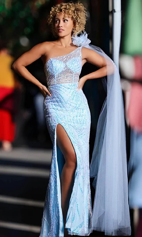 Best-selling unclassified dressesJVN by Jovani JVN39382 - One-Sleeve Prom Dress Best-selling unclassified dresses