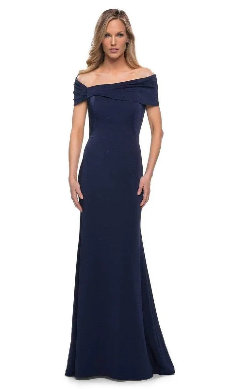 Elegant unclassified dressesLa Femme 29537SC - Asymmetric Off Shoulder Evening Dress Elegant unclassified dresses