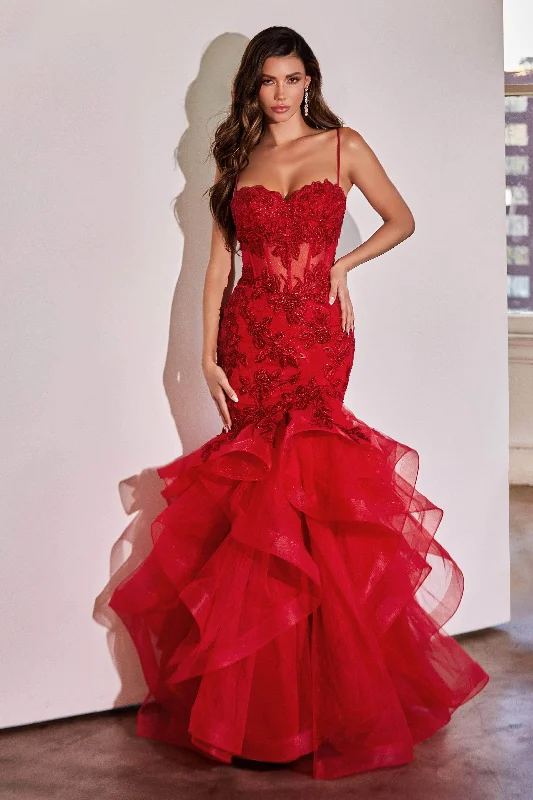 Y2K unclassified dressesLadivine CC8915 - Ruffle Mermaid Gown Y2K unclassified dresses