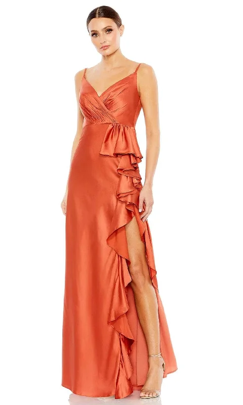 Ruched unclassified dressesMac Duggal 68551 - Ruffle Prom Dress Ruched unclassified dresses