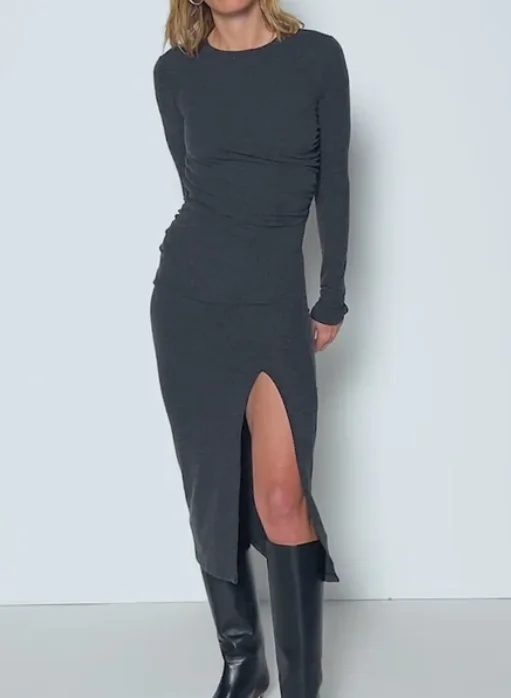 High-end unclassified dressesNation Penn Dress - Dark Charcoal Heather High-end unclassified dresses