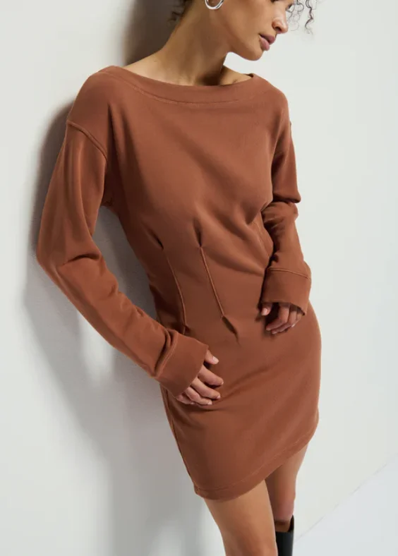 Silk unclassified dressesNation Ronni Dress - Tobacco Silk unclassified dresses