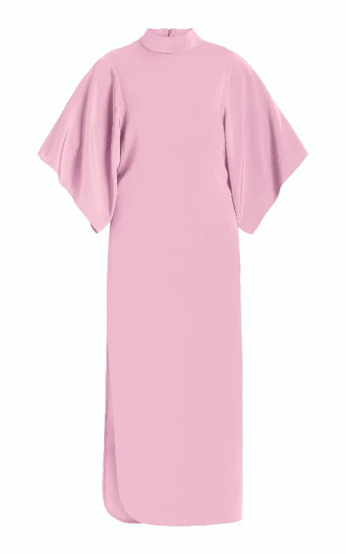 Fashionable unclassified dressesPink Mock Neck Sheath Dress Fashionable unclassified dresses