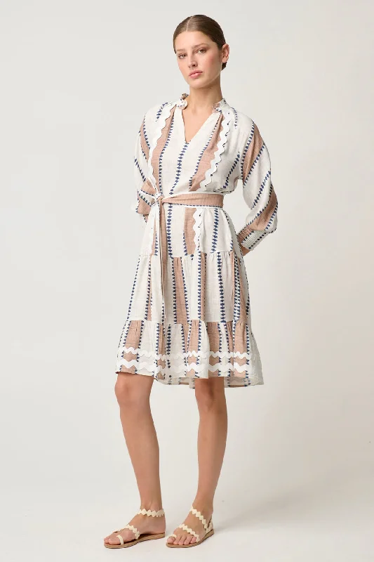 Fall unclassified dressesSanibel Linen Viscose Dress Cayman Stripe Fall unclassified dresses