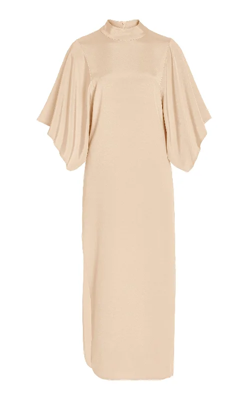 Best-selling unclassified dressesToffee Mock Neck Sheath Dress Best-selling unclassified dresses