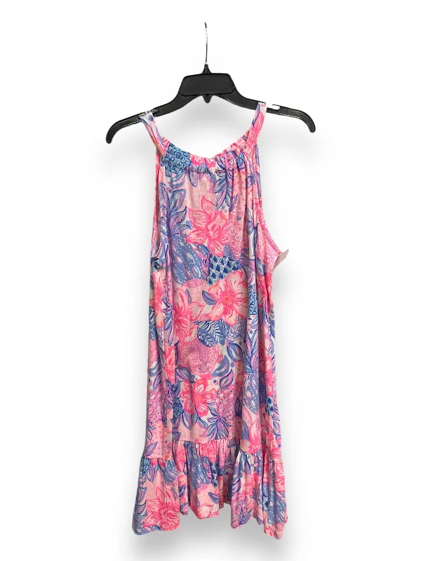 Dress Casual Midi By Lilly Pulitzer In Floral Print, Size: M Elegant Midi Dress